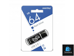 USB-накопитель SmartBuy 64GB GLOSSY Blue