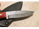 Нож Gladiator из дамаска, стабилизированная древесина