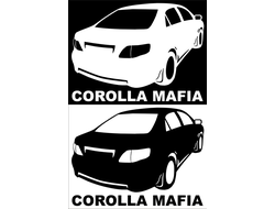 Наклейка Corolla mafia