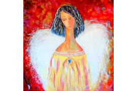 Алла Бушина "Ангел, хранящий зарождающуюся любовь", 6 февраля, Ангелы Мира
