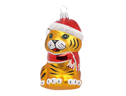 символ года тигр стеклянная игрушка