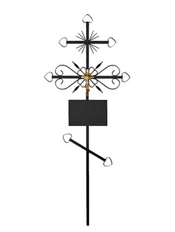 Крест метал. «Ажурный», профиль 20, выс. 200 см.