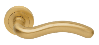 Дверные ручки Morelli Luxury "SNAKE" OSA Цвет - Матовое золото Дверные ручки Morelli Luxury "SNAKE" OSA Цвет - Матовое золото