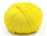 Ярко желтый арт.012 Baby cotton 100% египетский хлопок 50г/180м