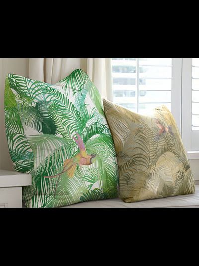 FA1132.  Портьера с фотопечатью, с птичками