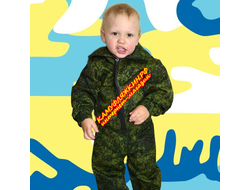 летний камуфляжный костюм для малышей расцветка цифра фото-1