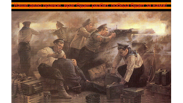 Морские пехотинцы защищают Севастополь