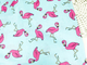 Подушка обнимашка форма U 340 х 35 см Premium био пух + наволочка на молнии Розовые фламинго