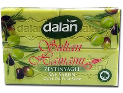 Мыло оливковое "Оливковое масло" (Zeytinyag Saf Sabun), 700 гр., Dalan, Турция