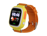 Детские часы-телефон с GPS-трекером Smart Baby Watch Q80 Желтые