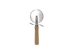 Нож для пиццы d= 6,5 см. с деревянной ручкой, нержавеющая сталь