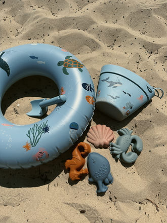 Пляжный набор с надувным кругом (Blue)