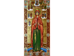 София (Софья) Римская, Святая мученица . Рукописная мерная икона.
