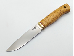 Нож Компаньон сталь N690 карельская береза