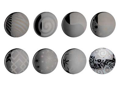 "Круг с рисунком", 45 мм. Серия "Алди"