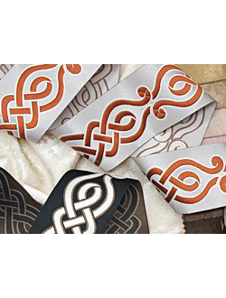 Плотная отделочная тесьма для декорирования штор с шелковым плетением. Продажа оптом со склада