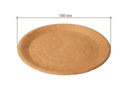 Тарелка КРАФТ ECO 18 см, 10 штук