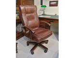 Кресло руководителя LUX i4, коричневое