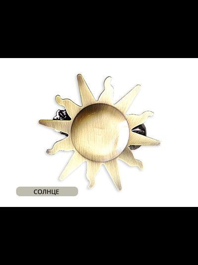 Зажимы из металла для текстиля и штор солнышко