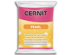 полимерная глина Cernit Pearl, цвет-magenta 460 (маджента перламутр), вес-56 грамм