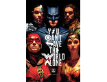 Постер Maxi Pyramid: DC: Justice League Movie (Save The World)