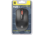 4714033527569  Мышь оптическая проводная Defender Point MM-756 (black) (220013)