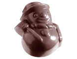CW1333 Поликарбонатная форма для шоколада Снеговик Chocolate World, Бельгия