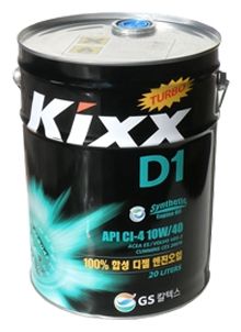 Масло моторное Kixx D1 10W-40 (HD1 CI-4/SL 10W-40) 20L синтетическое