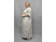 Нарядная платье из хлопковой вискозы Арт. 2123 (Цвет ваниль) Размеры 56-84