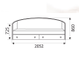 Кровать-софа с 2мя ящиками и кожаной спинкой Н-2