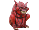 маленький демон, сатана, дьявол, статуя, игрушка, существо, красное, красный, резиновый, страшный