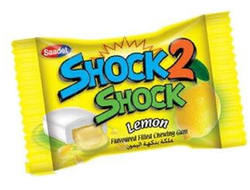 Гипер кислая Жевательная резинка &quot;SHOCK2SHOCK&quot;  (лимон)