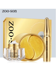 ZOO SON Подарочный набор для глаз с экстрактом черной икры и золота 3в1