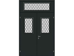 Металлические решетчатые тамбурные двери для технических и подъездных помещений