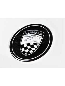 Наклейка Lumma для BMW, на багажник 74 мм