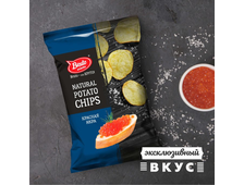 Бруто Красная икра, чипсы из картофеля в упаковке 130 гр.