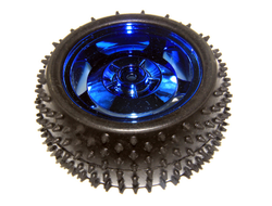 Комплект резиновых колес D-85 мм, цвет синий, 4 шт