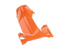 Защита днища оранжевая (4 мм) Radien Оригинал BRP 860202024 для BRP LYNX платформа Radien (Full Body Skid Plate, Race Orange Radien)