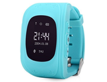 Детские часы Smart Baby Watch с GPS Q50 - голубые