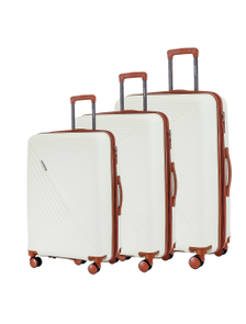 Комплект из 3х чемоданов Somsonya Sydney Полипропилен S,M,L белый