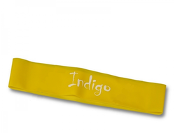 Эспандер лента замкнутая Indigo Light 46*5*0.035cм желтый