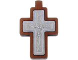 Крест Православный, дерево-металл. Номер 1