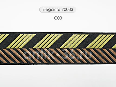 Арт. 70033, серия Elegante. Бордюр текстильнй для штор