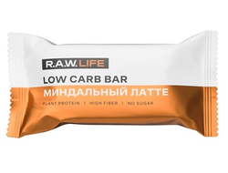 Батончик R.A.W.LIFE Low Carb Миндальный Латте 35 гр