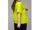 Женская свободная футболка оверсайз БОЛЬШОГО размера Арт. 1439504-48 (цвет салатовый) Размеры 54-80
