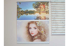 Рулонные шторы с фотопечатью высокого качество. УФ-технология