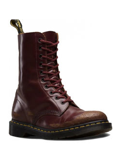 Ботинки Dr. Martens 1490 Kent & Curwen Oxblood бордовые