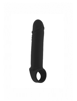 Увеличивающая насадка на пенис закрытого типа No.31 - Stretchy Penis Extension - Black