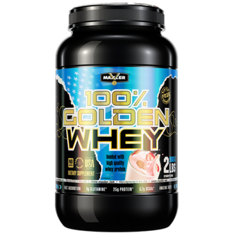 (Maxler) Golden Whey - (908 гр) - (ванильное мороженое)