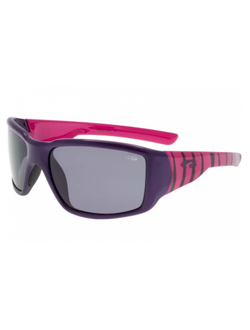 Детские солнцезащитные очки Goggle Jungle E962-2 фиолетовые с розовым поляризационные